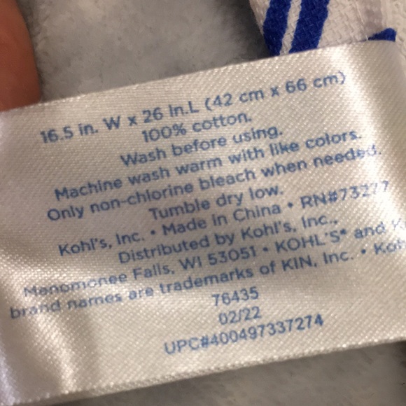 Beach Starfish Celebrate Anericana Kitchen Towel Set if Two NWT %100 Cotton - Picture 8 of 12